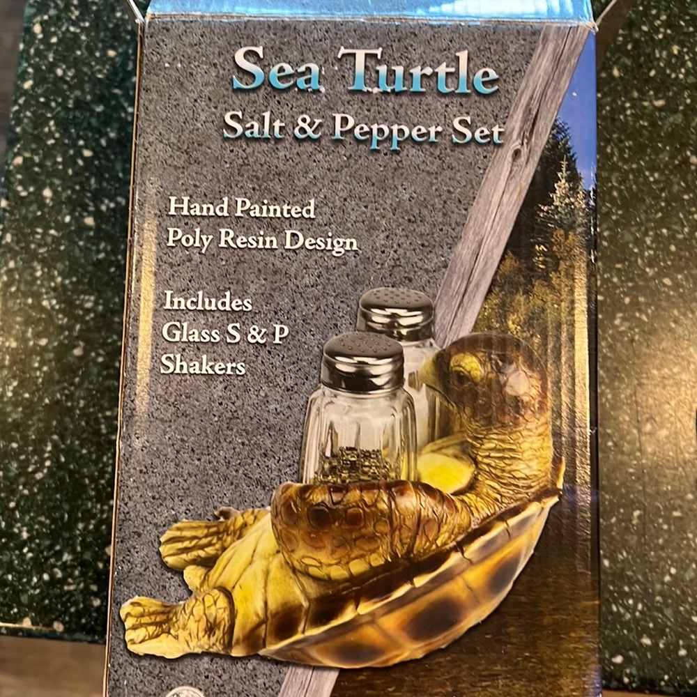 Sea Turtle Salt & Pepper Set